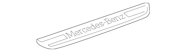 2056800535 - : Cover Rail for Mercedes-Benz Image
