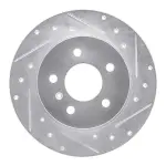 63145013R - : DFC Brake Rotor - Drilled and Slotted - Silver for DYNAMIC FRICTION Image