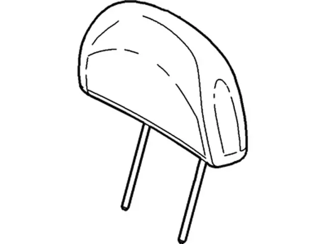 AL8Z78611A08HA - Body: Headrest, Outer for Ford: Escape Image