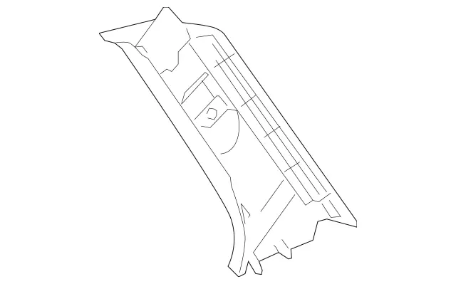 21169009257F85 - Body: Upper Quarter Trim for Mercedes-Benz Image