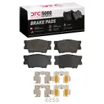 1551163202 - : DFC 5000 Advanced Pads - Ceramic and Hardware Kit for DYNAMIC FRICTION Image