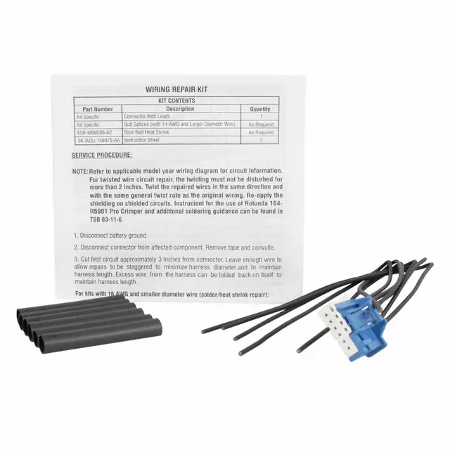 CU2Z14S411BBA - : Wire Assembly for Ford Image