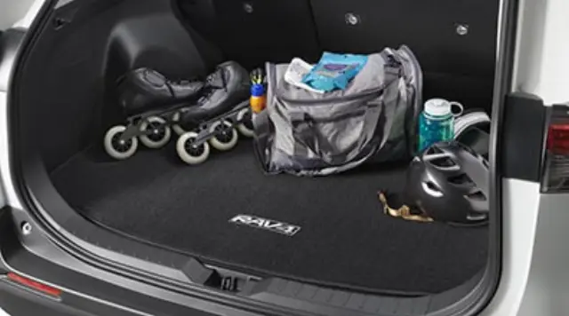 PT9264219820 - Interior: Carpet Cargo Mat - Black - W/ Sub-Woofer for Toyota: RAV4 Image