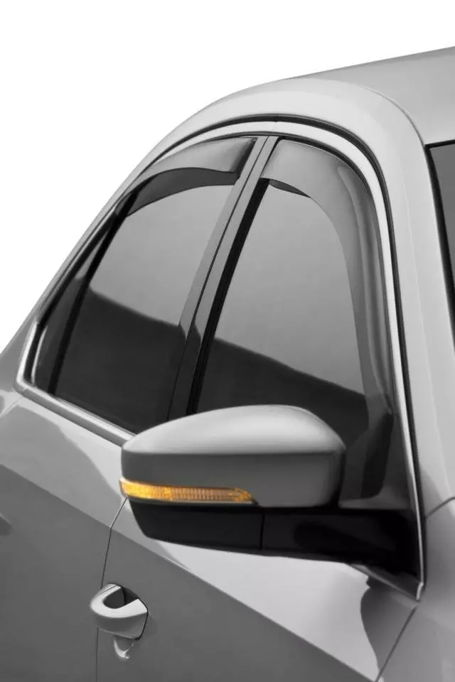 Side Window Deflectors - Rear - Smoke - Volkswagen (561-072-194-HU3)