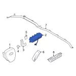 ML3Z15045J76AE - Electrical: Knee Air Bag for Ford: Expedition, F-150, F-150 Lightning Image