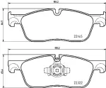 355024741 - : Disc Brake Pad Set for Hella Pagid Image