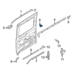 KK3Z1525028U - Body: Roller for Ford: E-Transit, Transit-150, Transit-250, Transit-350, Transit-350 HD Image