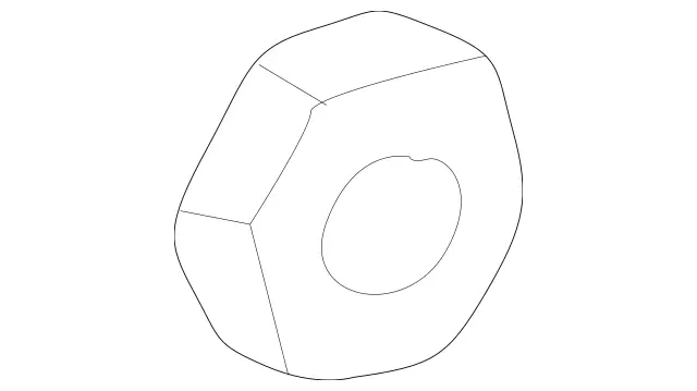 5306 - Springs, Suspension and Hydraulics: Nut for Mercedes-Benz: C240, C280, C320, CLS500, CLS55 AMG, CLS550, CLS63 AMG, E320, E500, E55 AMG, GL320, GL550, ML320, ML350, ML450, ML500, ML550, ML63 AMG, R320, R350, R500, SL500, SL55 AMG, SL550, SL600, SL63 AMG, SL65 AMG Image image