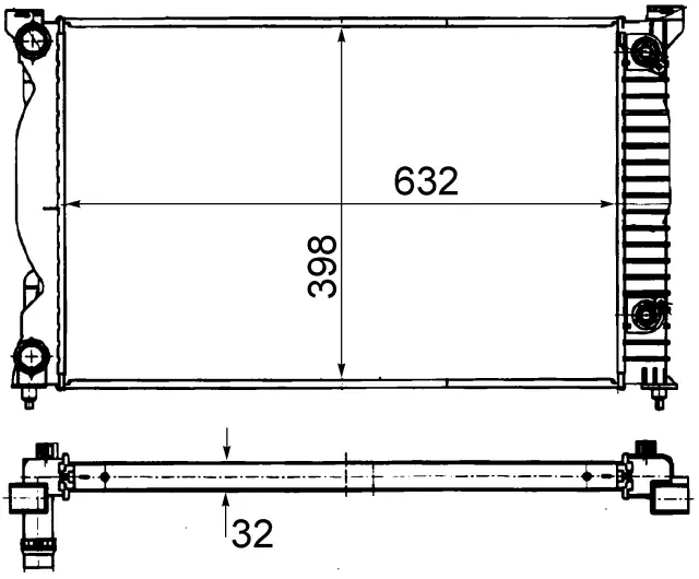 CR1675000S - : Radiator for Behr Image