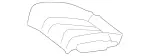 2179200050 - Body: Seat Cushion Pad for Mercedes-Benz Image