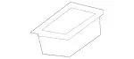1666800013 - Trim: Stowage Tray for Mercedes-Benz Image