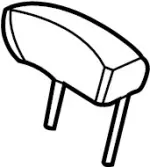 864300L902 - : Headrest for INFINITI: I30 Image
