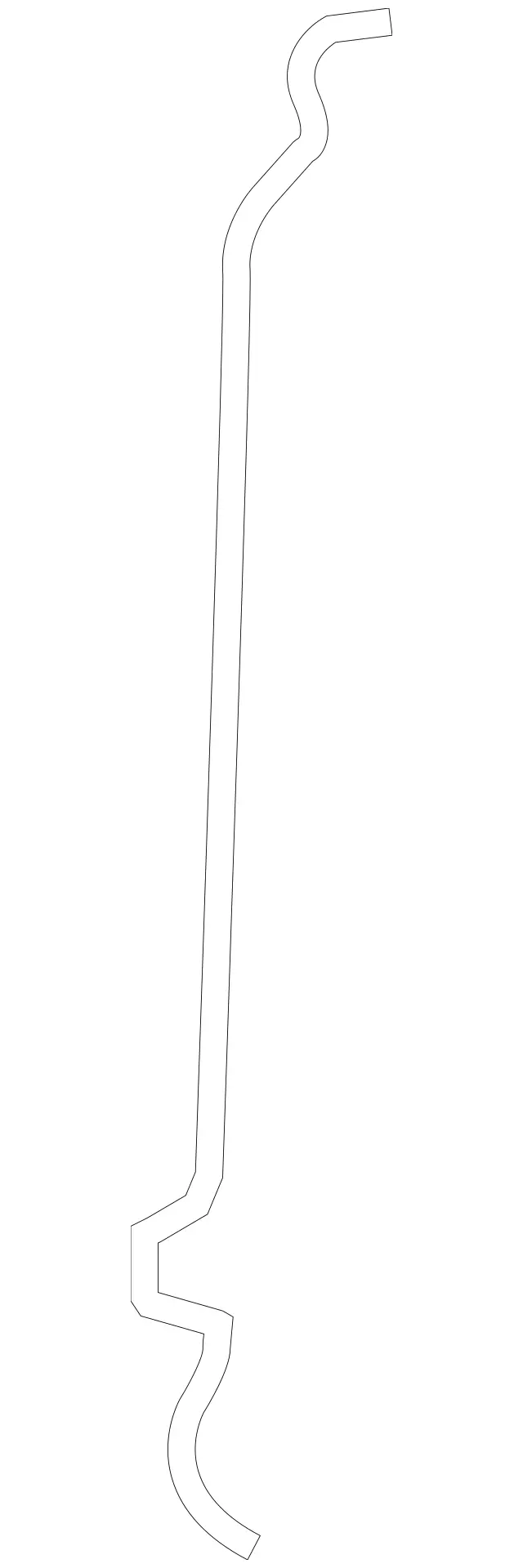 9068304315 - : Rear AC Line for Mercedes-Benz: Sprinter 2500, Sprinter 3500 Image