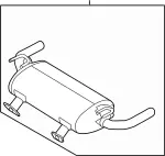 201004GA0D - : Muffler for Infiniti Image