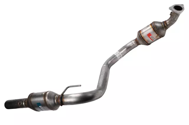 15084243 - : Part# 15084243 Driver Side 3-Way Catalytic Converter with Pipes, Flanges, Bushings, and Hanger for Chevrolet: Express 2500, Express 3500 | GMC: Savana 2500, Savana 3500 Image