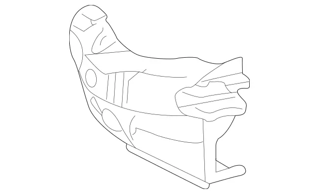 2036201908 - Cowl, Front Panel: Firewall for Mercedes-Benz: 180C, C230, C240, C280, C32 AMG, C320, C350, C55 AMG, CLK320, CLK350, CLK500, CLK55 AMG, CLK550, CLK63 AMG Image image