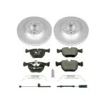 ESK879 - : Genuine Geomet Coated Rotors, ECE-R90 Brake Pads + Hardware Kit for PowerStop Image