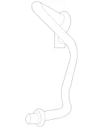 2518303515 - HVAC: Rear AC Hose for Mercedes-Benz Image