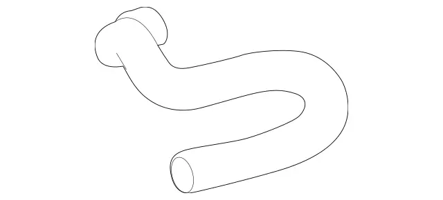 906501358264 - Cooling System: Upper Hose for Mercedes-Benz Image