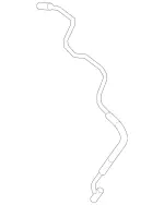 2313200454 - Springs, Suspension and Hydraulics: High-Pressure Line for Mercedes-Benz Image