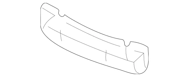 2038850037 - Attachment Parts: Impact Absorber for Mercedes-Benz: C230, C240, C280, C32 AMG, C320, C350, C55 AMG Image image