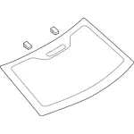 AG1Z5442006A - : Back Glass for Ford Image