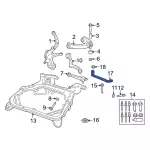 7E5Z5874B - Suspension: Support Bar for Ford: Fusion | Lincoln: MKZ, Zephyr | Mercury: Milan Image