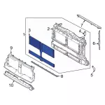 LX6Z8472B - Body: Vent for Ford: Bronco Sport, Maverick Image