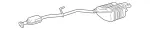 2024902521 - Exhaust System: Exhaust Pipe for Mercedes-Benz: C230 Image
