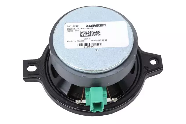 86578455 - : Speaker for Buick: Enclave, Envision | Cadillac: CT4, CT5, XT4 | Chevrolet: Blazer EV, Colorado, Silverado EV, Suburban, Tahoe, Traverse, Traverse Limited | GMC: Acadia, Canyon, Hummer EV Pickup, Hummer EV SUV, Sierra 1500, Sierra 2500 HD, Sierra 3500 HD, Sierra EV, Yukon, Yukon XL Image