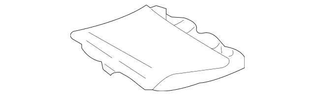 23081001297E81 - Body: Compartment Door for Mercedes-Benz Image