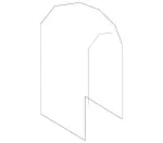 2087790070 - Soft Top: Clamp for Mercedes-Benz: CLK320, CLK350, CLK500, CLK55 AMG, CLK550, CLK63 AMG, E550 Image