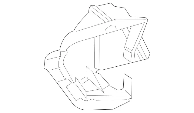 2117320121 - Body: Lock Cover for Mercedes-Benz Image