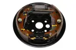 96534705 - : Rear Driver Side Drum Brake Kit with Backing Plate, Wheel Cylinder, Shoes, and Hardware for GM Image