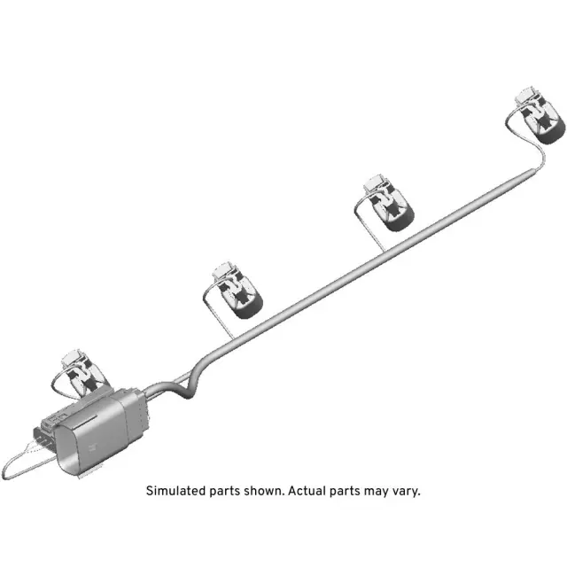 12707876 - : Fuel Injector Wiring Harness for Cadillac: CT5, CTS, Escalade, Escalade ESV | Chevrolet: Camaro, Corvette, Express 2500, Express 3500, Express 4500, Silverado 1500, Silverado 1500 LD, Silverado 2500 HD, Silverado 3500 HD, Suburban, Tahoe | GMC: Savana 2500, Savana 3500, Savana 4500, Sierra 1500, Sierra 1500 Limited, Sierra 2500 HD, Sierra 3500 HD, Yukon, Yukon XL Image
