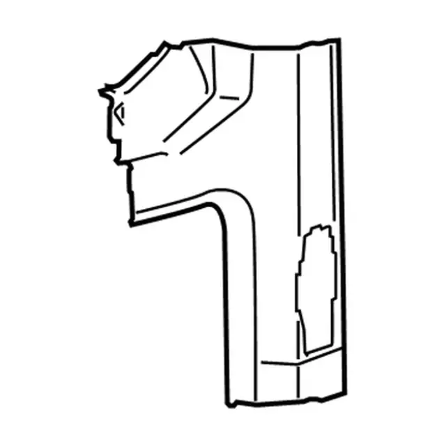 EK4Z6131112BA - Body: Rear Molding for Ford: E-Transit, Transit-150, Transit-250, Transit-350, Transit-350 HD Image