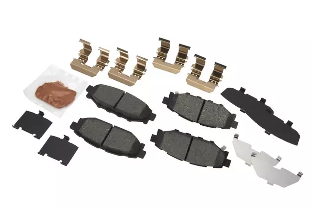 REAR BRAKE PAD SET W/HARDWARE & SHIMS - Subaru (26696AG031)