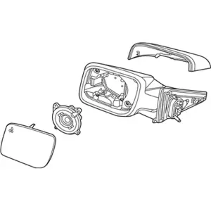 DB5Z17683DF - Body: Mirror Outside for Ford Image