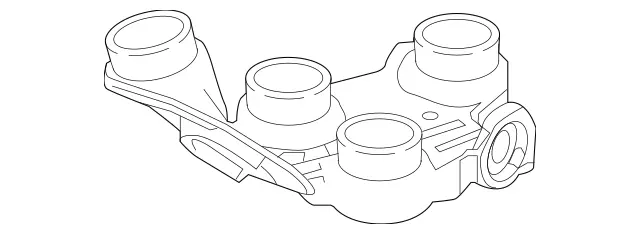 2134300410 - Brake System: Holder for Mercedes-Benz: AMG GT 43, AMG GT 53, AMG GT 63, AMG GT 63 S, AMG GT 63 S E Performance, CLS450, CLS53 AMG, E300, E350, E400, E43 AMG, E450, E53 AMG, E63 AMG S Image image