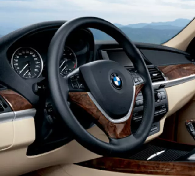 32300413682 - Steering: Wood Steering Wheel Cover - Light Poplar for BMW Image