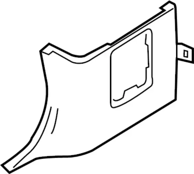 66901EJ82C - Body: Cowl Kick Panel for INFINITI: M35, M45 Image