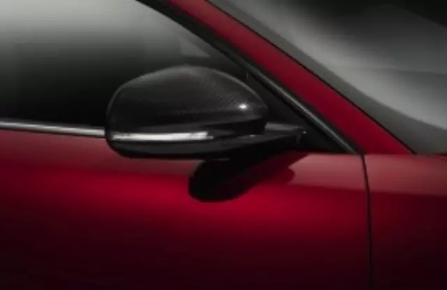 C2P24176C2P24177 - Exterior: Carbon Fiber Mirror Cover Kit for Jaguar Image