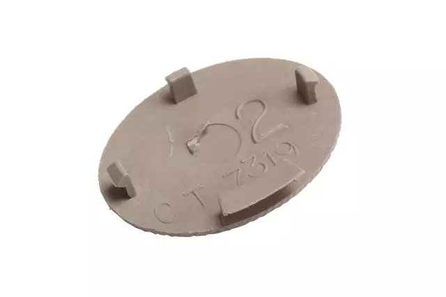 Medium Cashmere Center Pillar Garnish Molding Bolt Hole Plug - GM (25786185)