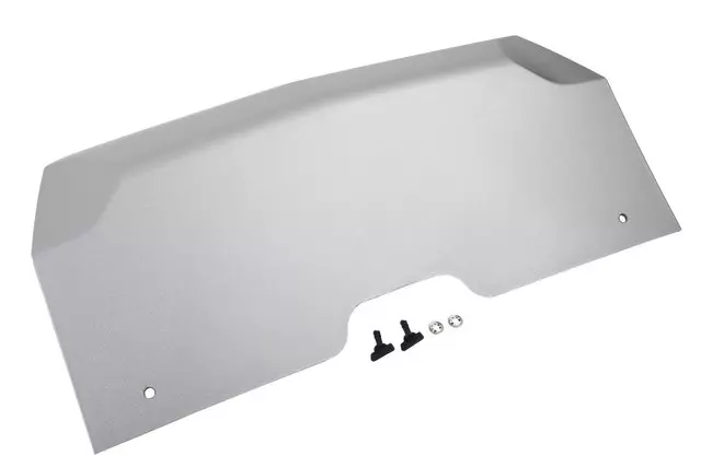 84831186 - : Silver Rear Bumper Cover Trailer Hitch Access Hole Cover for GM Image