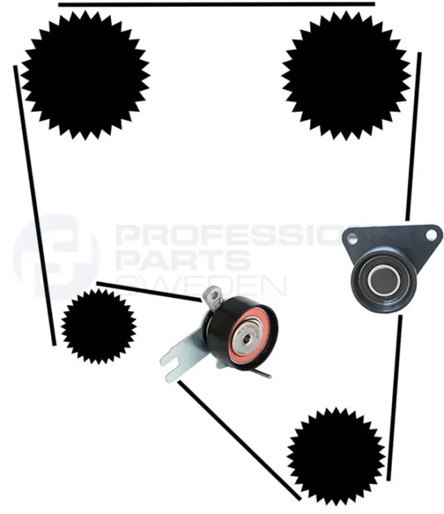 21430029 - Engines &amp; Components: Professional Parts Sweden Engine Timing Cover for PROFESSIONAL PARTS Image