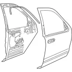 4L2Z7820124CA - Body: Door Shell for Ford: Explorer Image