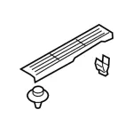 KB3Z2113208AA - Body: Front Sill Plate for Ford Image