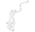 1775010102 - : Radiator Hose for Mercedes-Benz Image