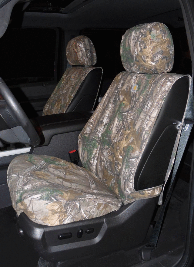 VML3Z2663812G - Interior: Rear Row 60/40 Seat Covers, Brown Camo for Ford Image