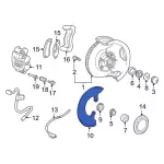 F87Z2K005BA - Brakes: Splash Shield for Ford: Ranger Image